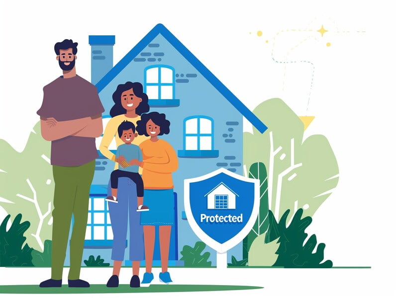 family standing in front of their new home
Insurance Costs of Buying a Home
Home Insurance