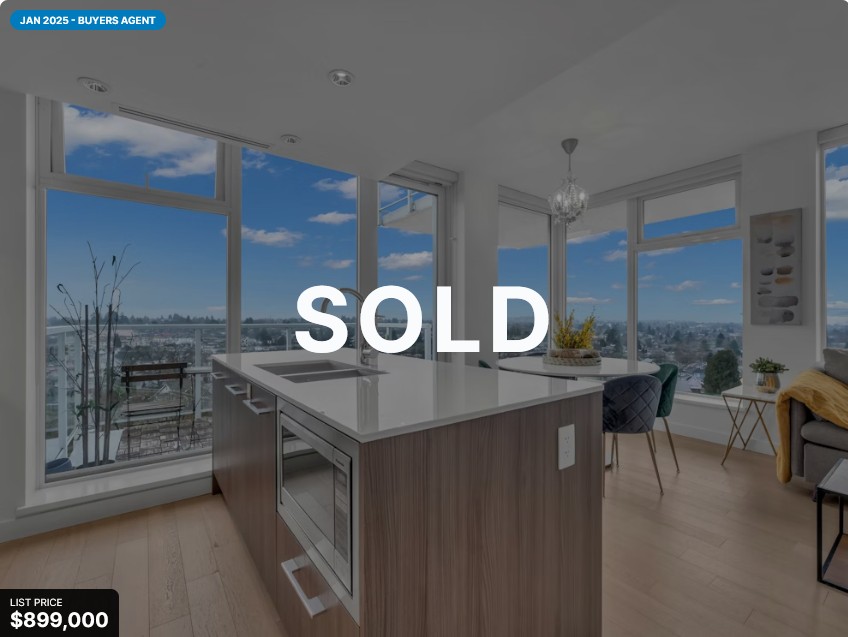 1208-2221 E 30th Avenue Price: $899,000 Sold by Navid