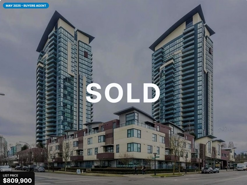906-2225 Holdom Avenue Price: $809,000 Sold by Navid