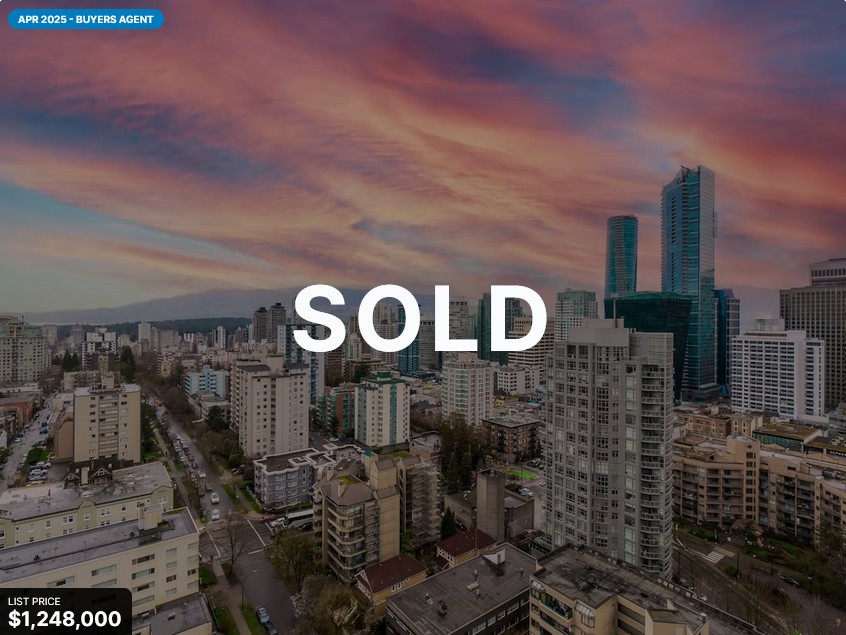 2405-1028 Barclay Street Price: $1,248,000</p> Sold by Navid