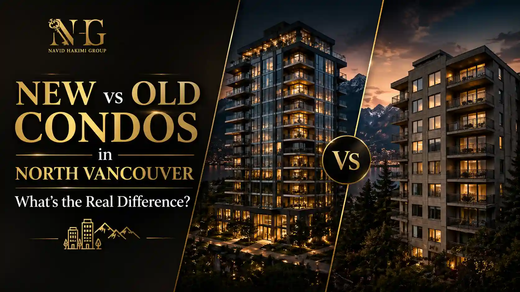 New vs Old Condos in North Vancouver