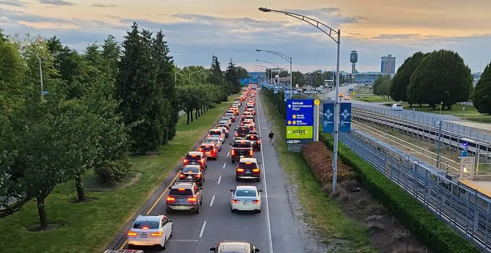 vancouver international airport grant mcconachie way traffic congestion june 20 2022 f vancouver