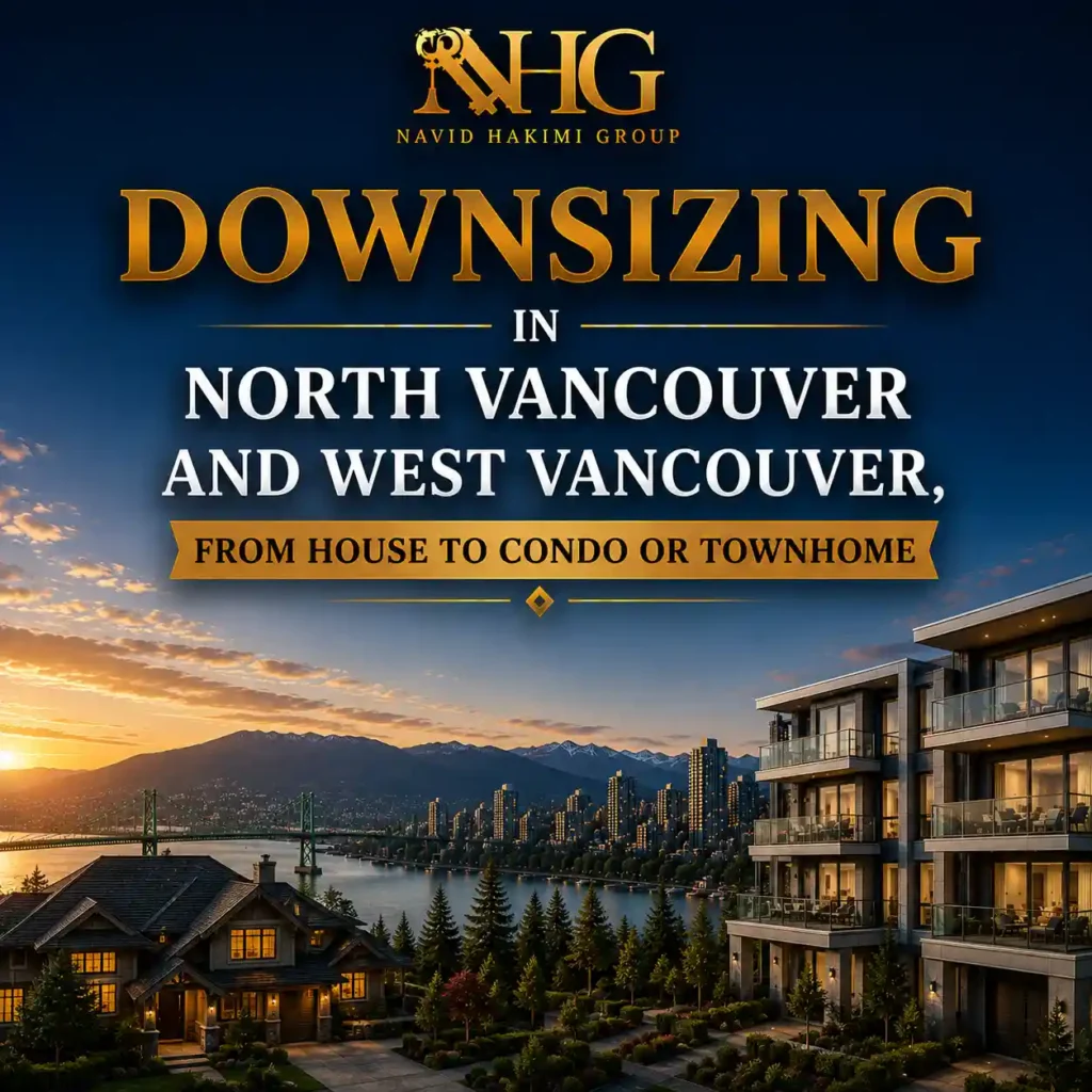 Navid Hakimi Group Downsizing in North Vancouver and West Vancouver: From House to Condo or Townhome 1 Downsizing in North Vancouver and West Vancouver. From House to Condo or Townhome