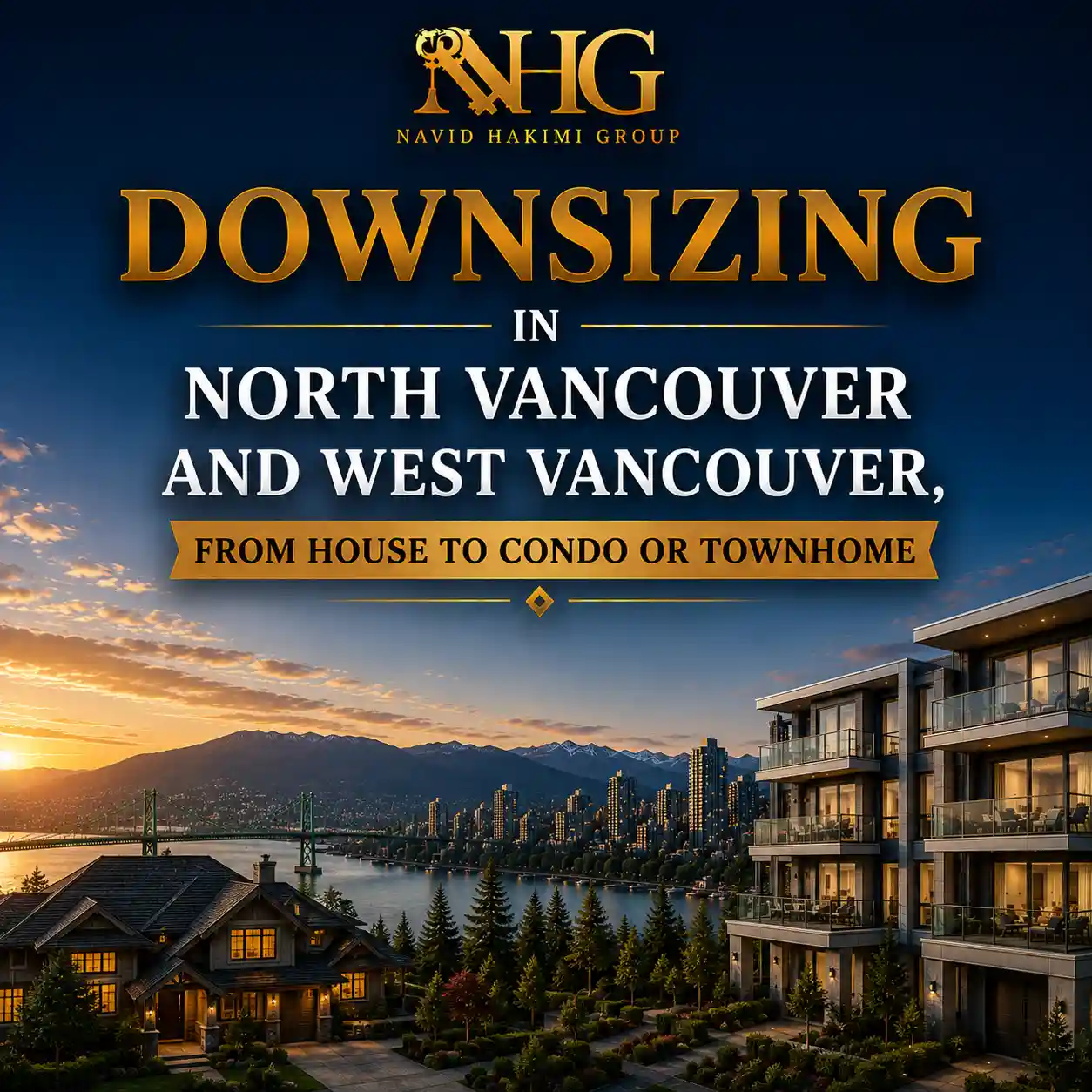 Navid Hakimi Group Home 11 Downsizing in North Vancouver and West Vancouver. From House to Condo or Townhome