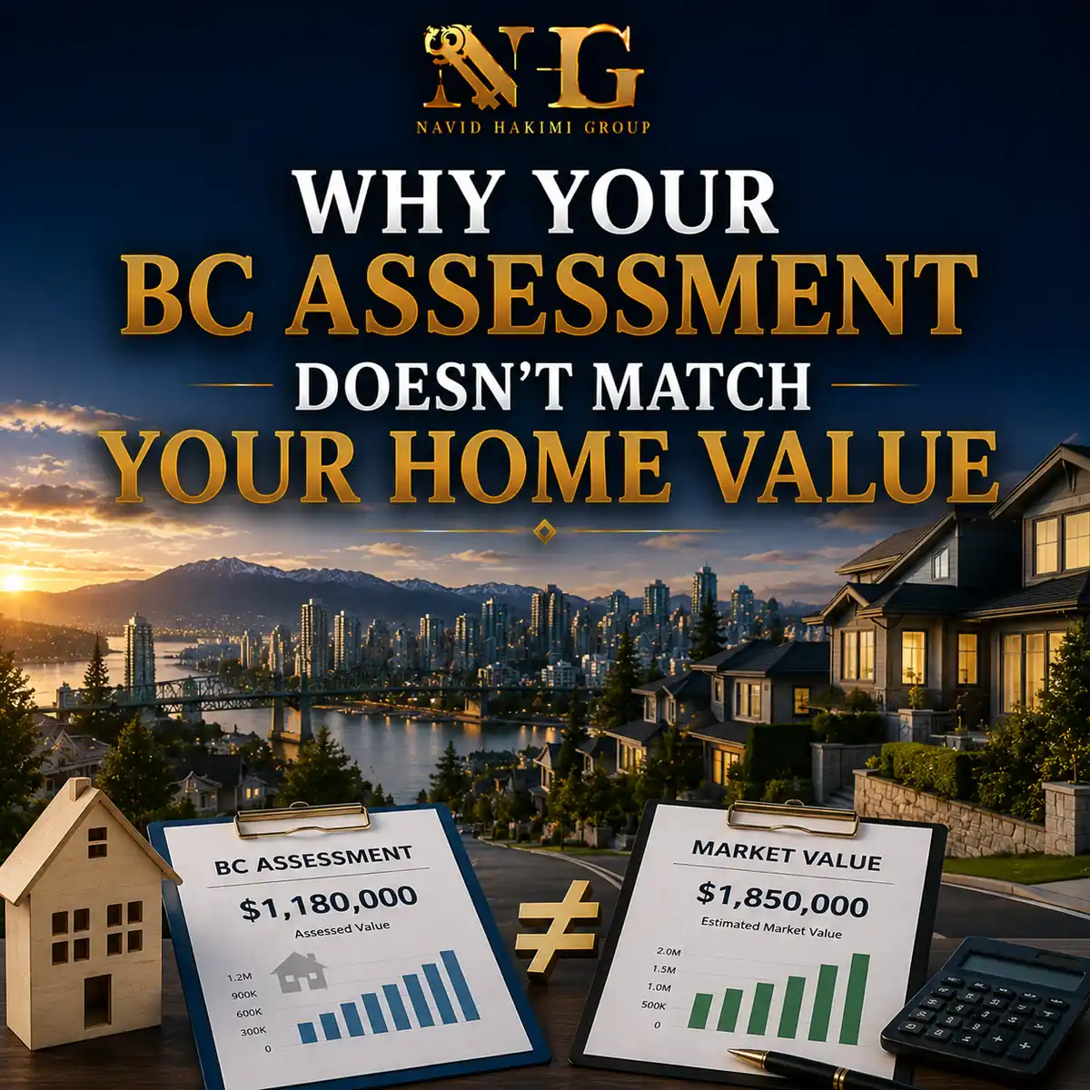 BC Assessment compared with a home's market value