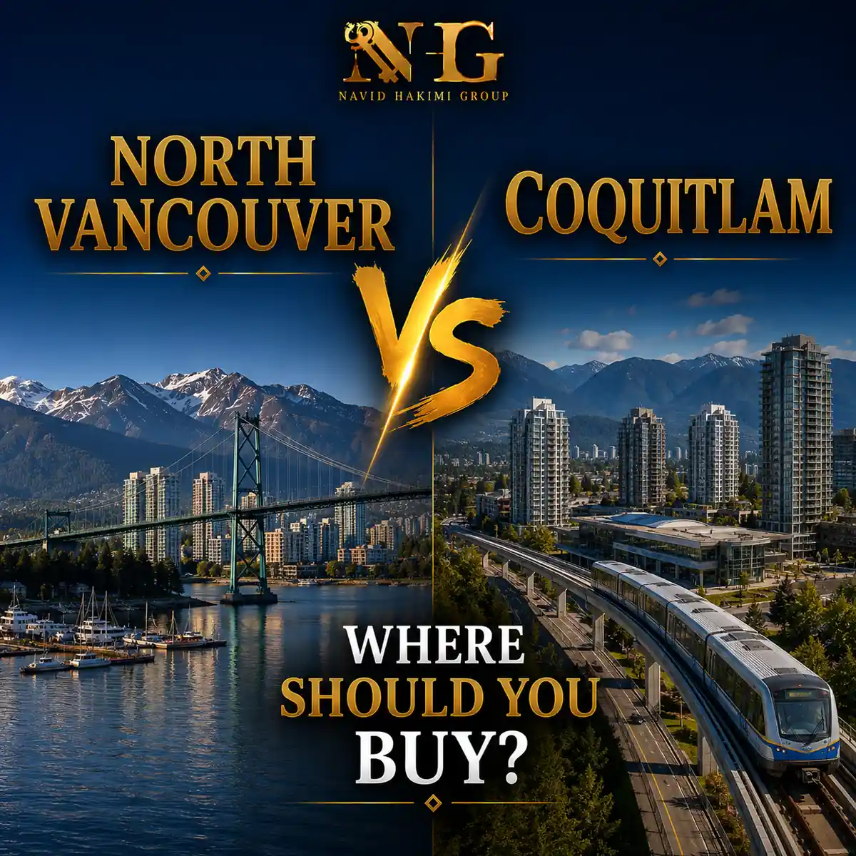 Comparing homes in North Vancouver and Coquitlam