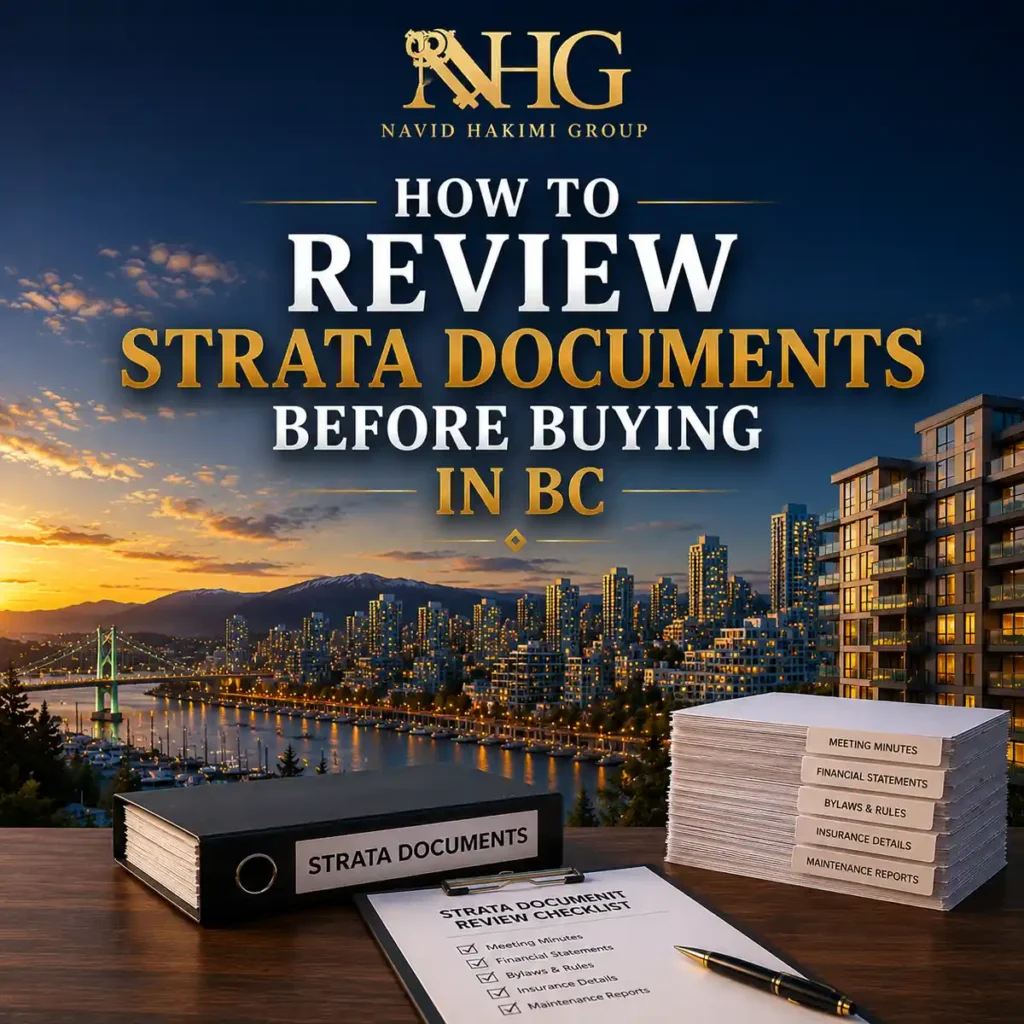 Navid Hakimi Group How to Review Strata Documents Before Buying in BC 3 Reviewing strata documents before buying in BC