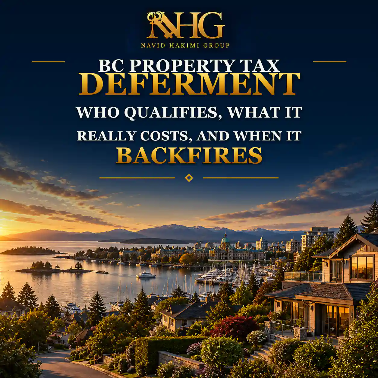 Navid Hakimi Group Home 8 BC property tax deferment for homeowners
