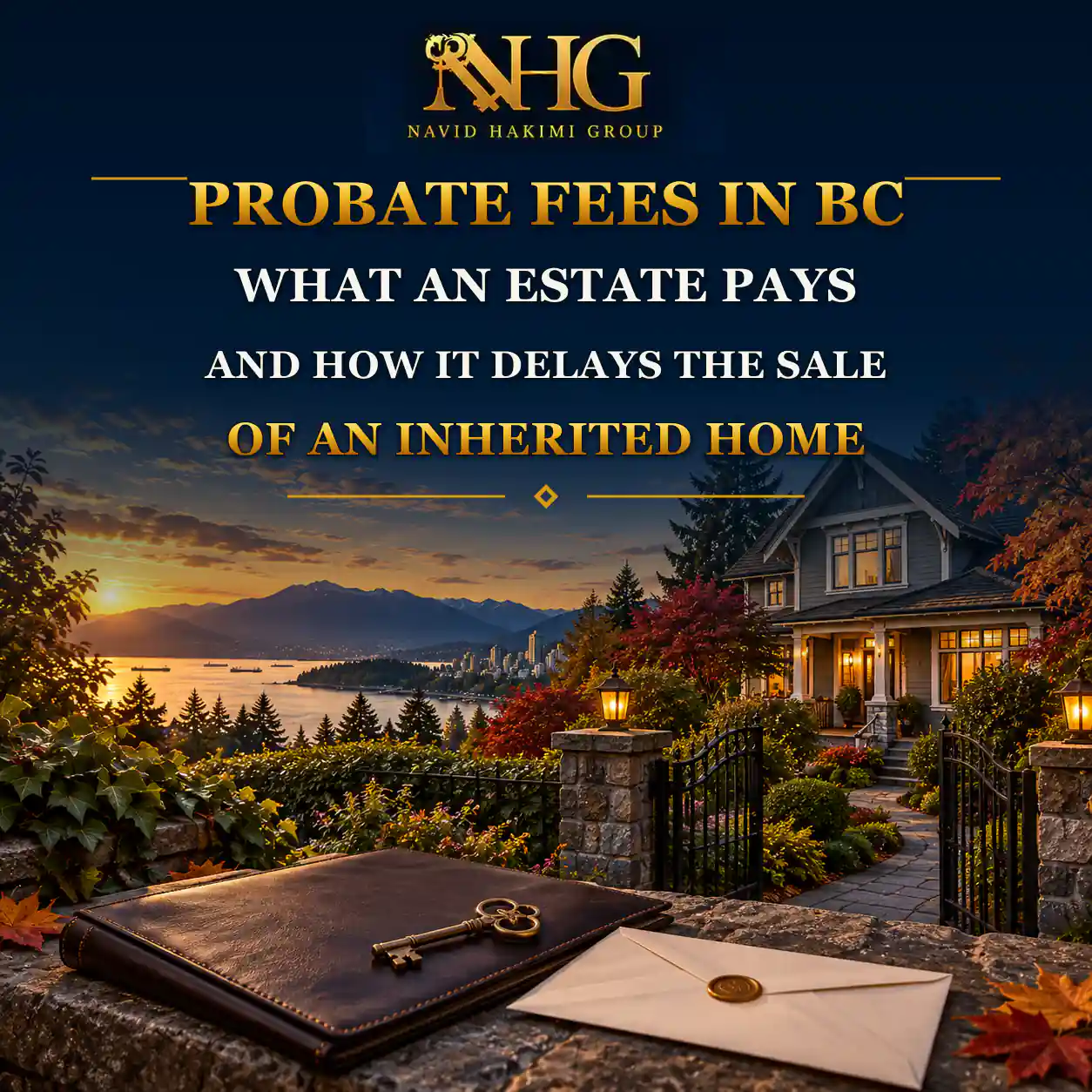 Inherited British Columbia home and probate estate documents