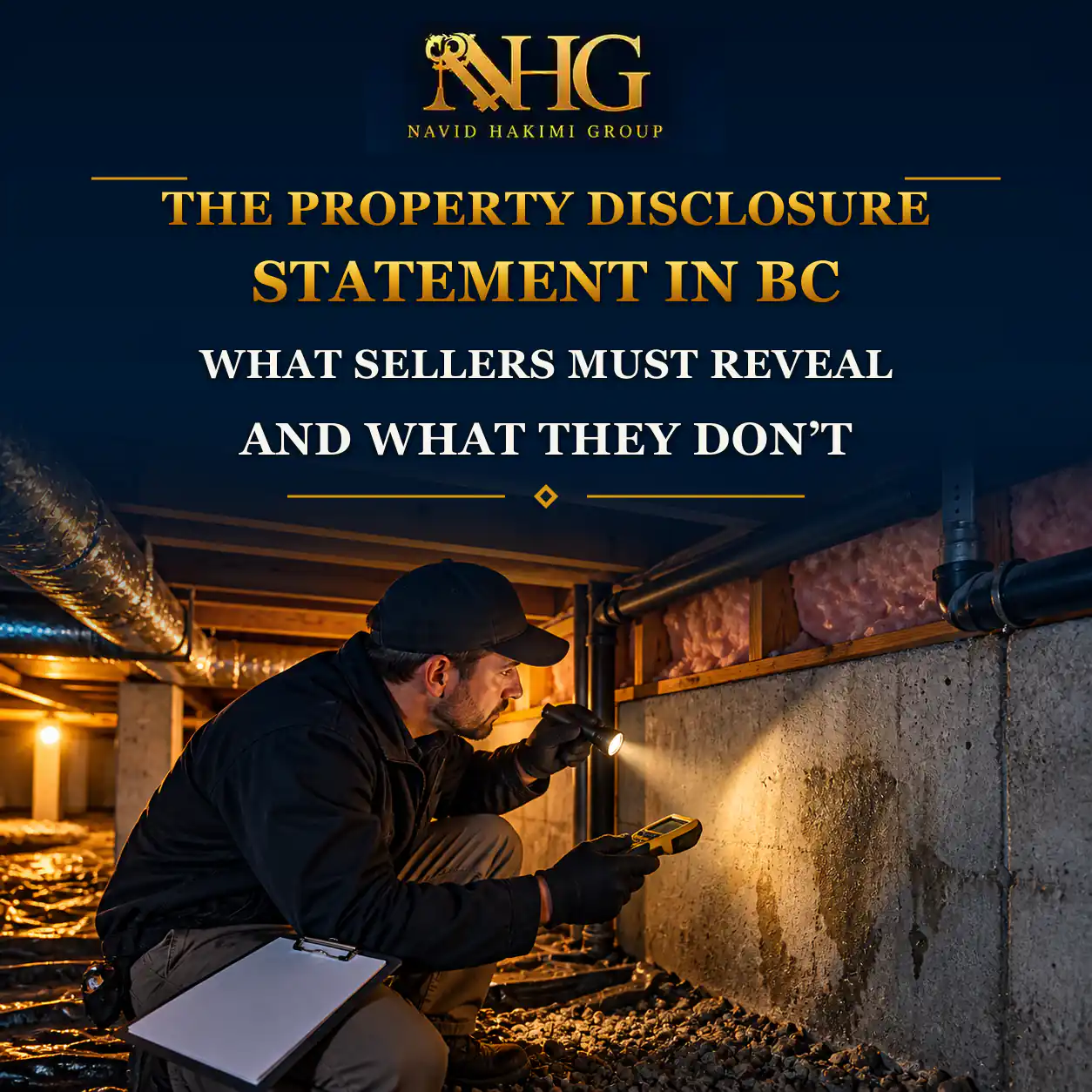 Home inspection supporting a property disclosure statement