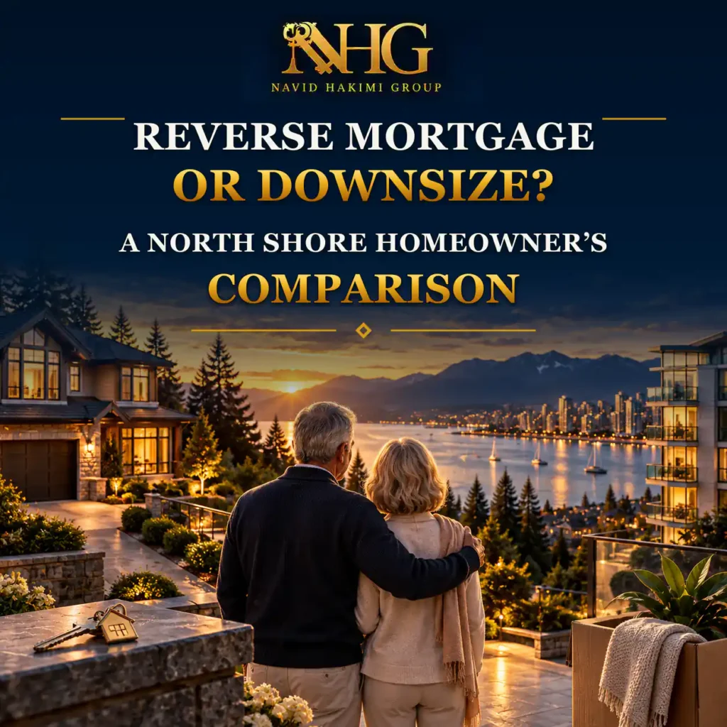 Navid Hakimi Group Reverse Mortgage or Downsize? A North Shore Homeowner's Comparison 1 Reverse mortgage versus downsizing for North Shore homeowners