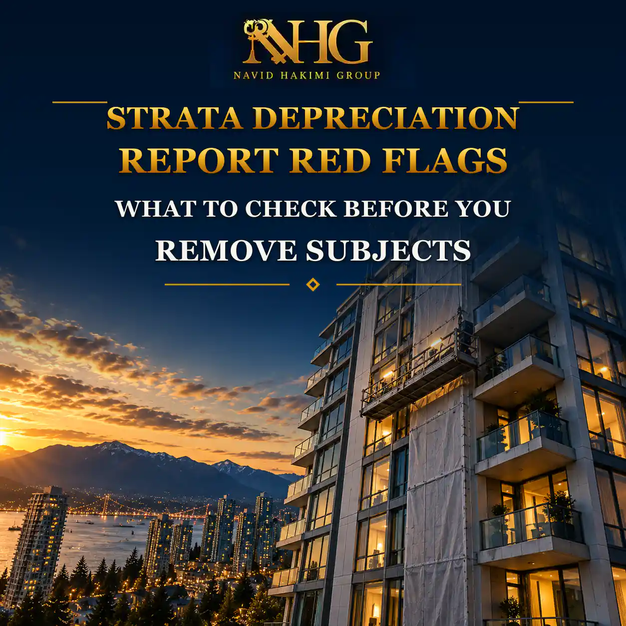 Condominium maintenance reviewed in a strata depreciation report