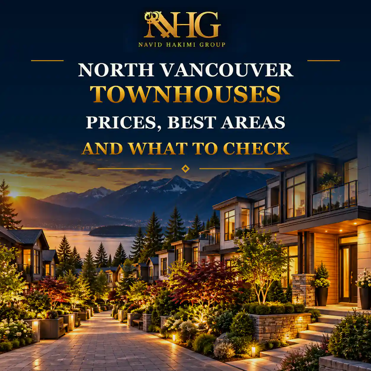 Navid Hakimi Group Home 17 Contemporary townhouses in a North Vancouver neighbourhood