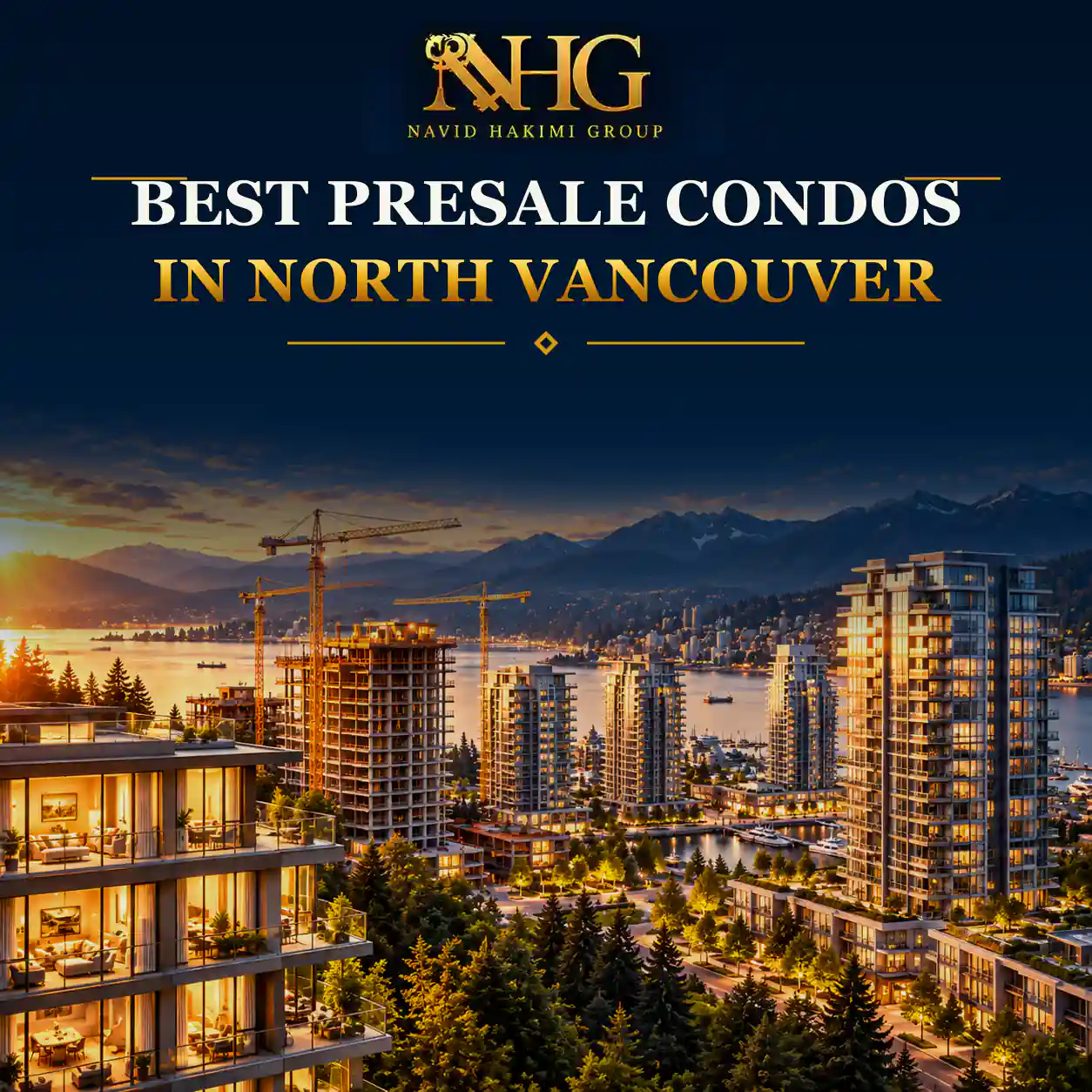 New presale condo towers in North Vancouver