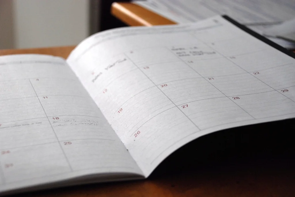 Navid Hakimi Group Home Buyer Rescission Period in BC | The 3-Day Cooling-Off Rule Explained 1 Open monthly planner used to count business days