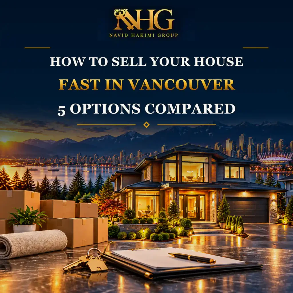 Vancouver home with a sold sign representing a fast home sale