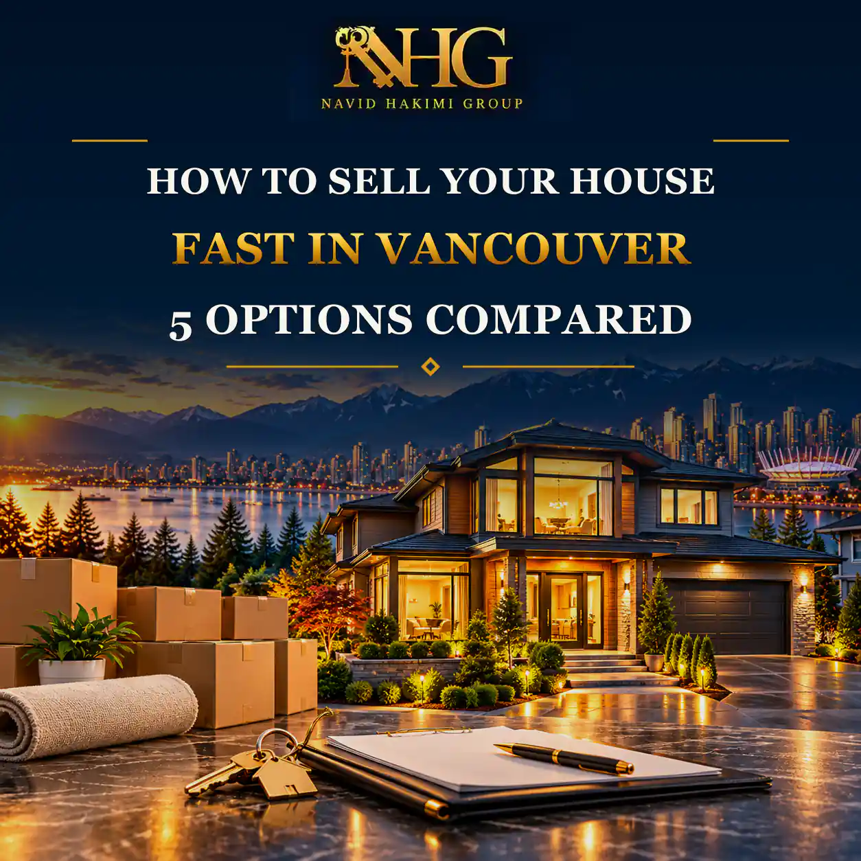Vancouver home with a sold sign representing a fast home sale
