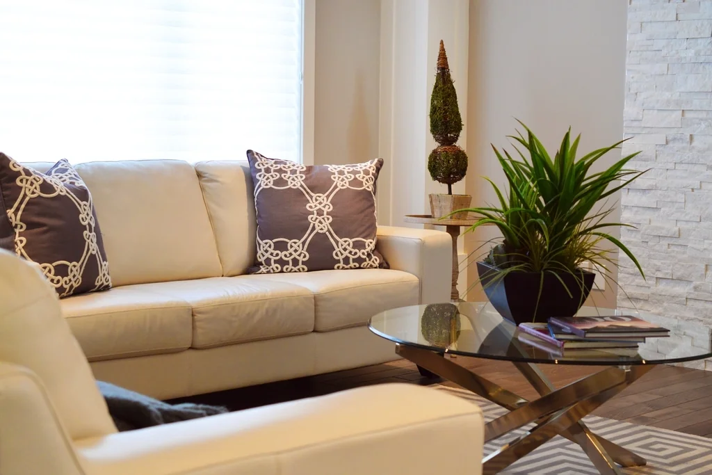 Bright, tidy living room ready for a showing